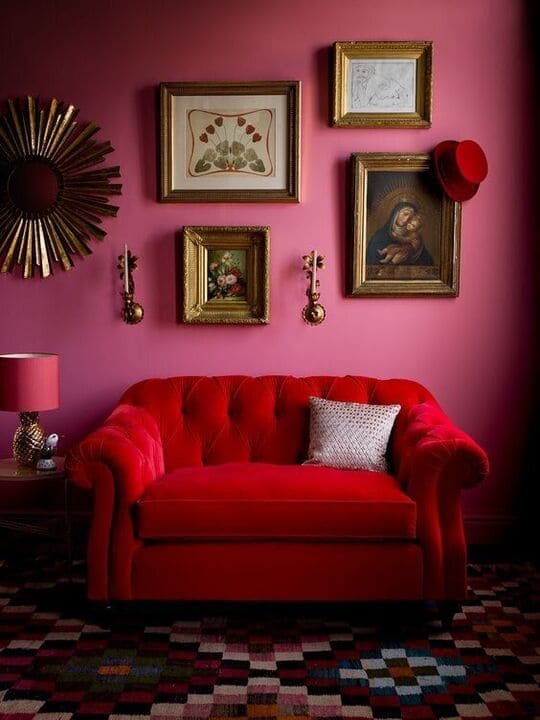 paint colors that go with red brick wall