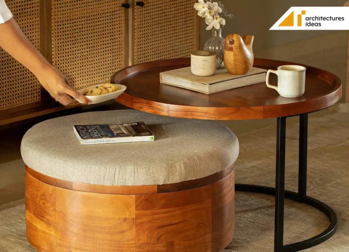 Round Wood Coffee Table