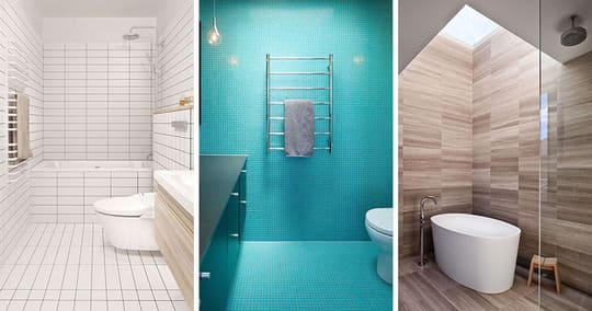 Small Bathroom Ideas with Dynamic Tiling