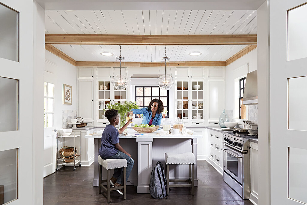 Roof Lights Flood the Space with Typical Light