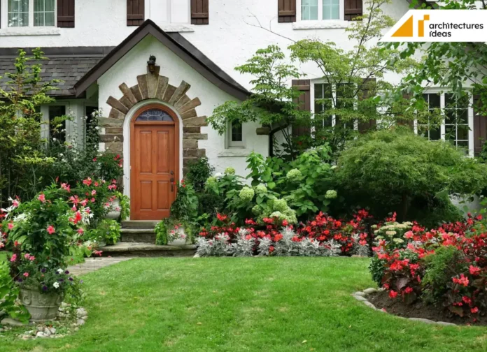 simple flower bed idea
