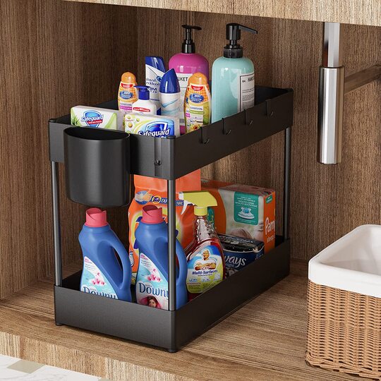 under bathroom sink storage