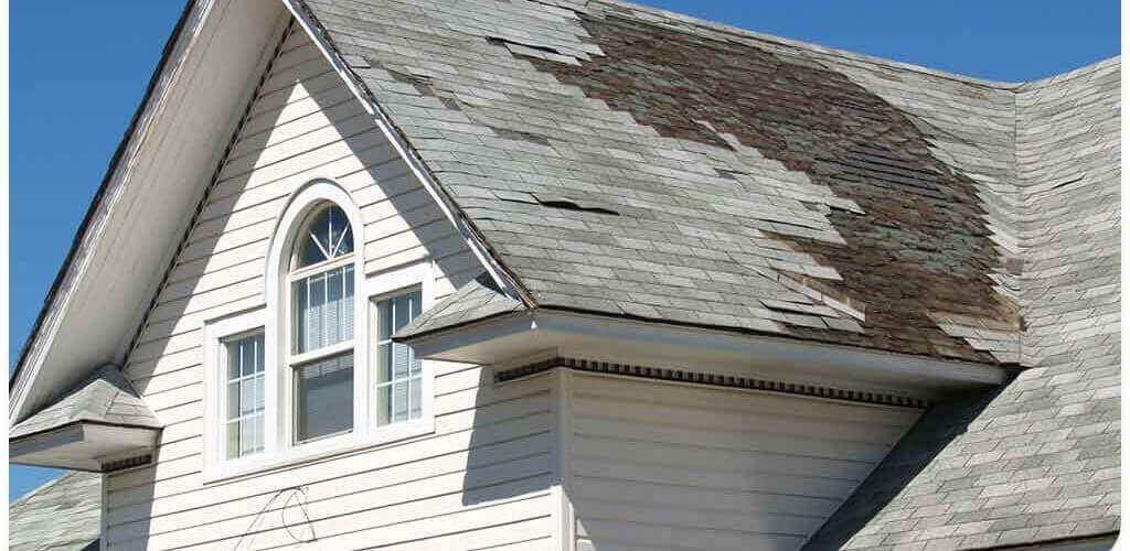 Damaged Shingles Roof Repair
