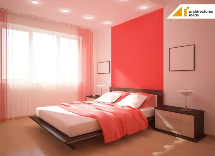 Two Colour Combination for Bedroom Walls