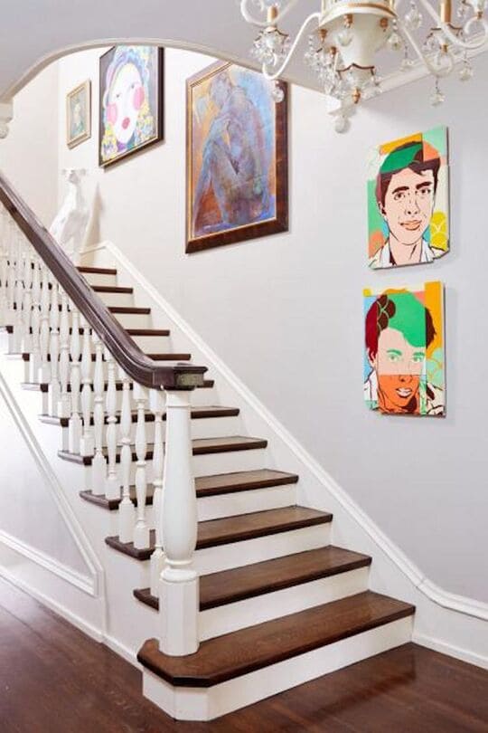  Stairway Decoration with Children’s Art