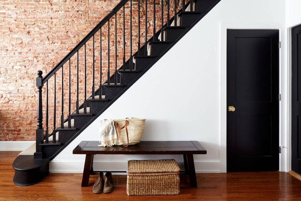 Rustic Ideas for Stairway Walls