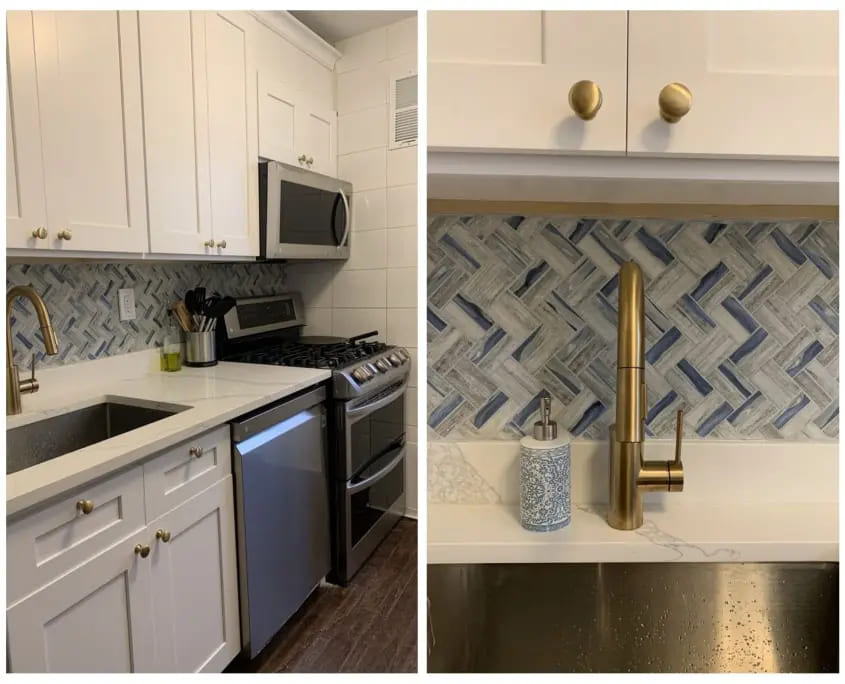 backsplashes with white cabinets