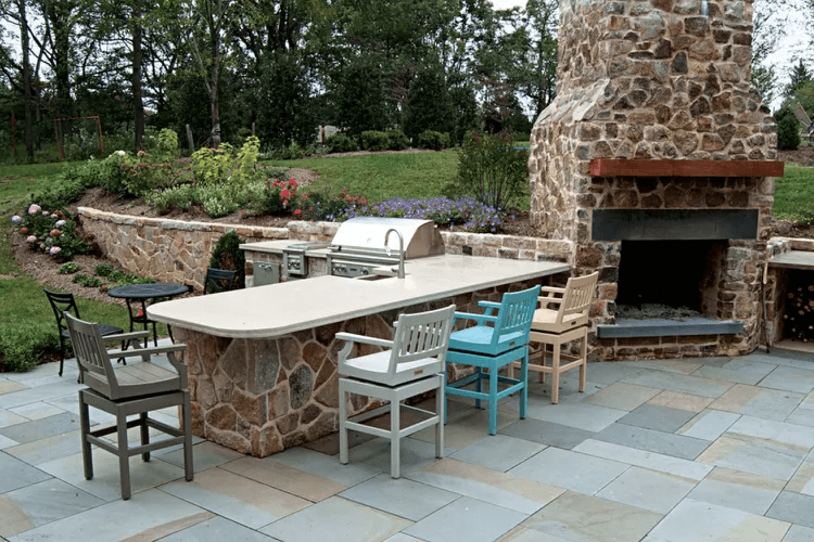 Include a Barbecue and Dining Patio