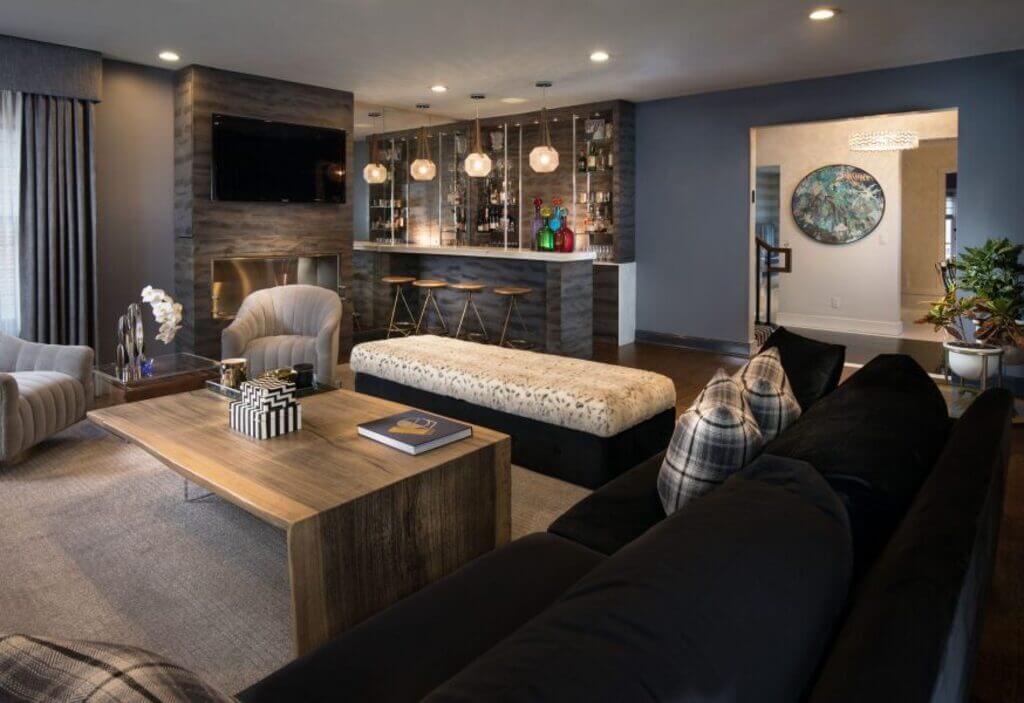 Cozy Space in home bar ideas