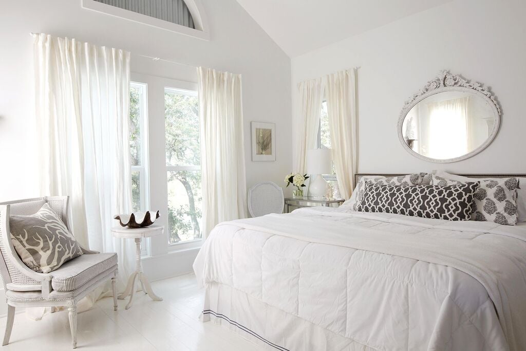All White Bedroom Color