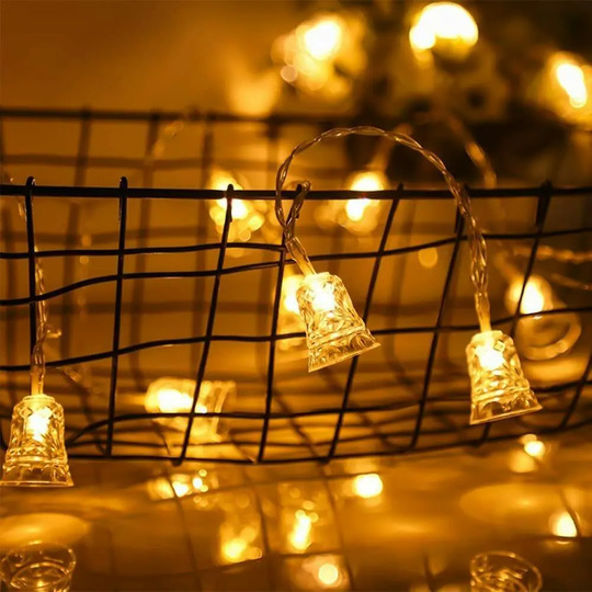 Christmas Bell String Lights
