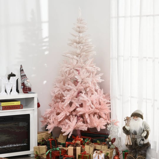 Pink and White Mini Christmas Tree