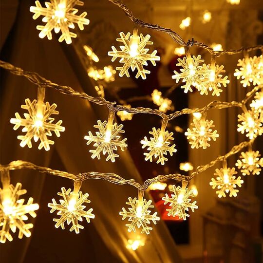 Snowflake String Lights