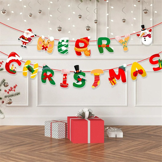 Use a Festive Display Christmas Banner