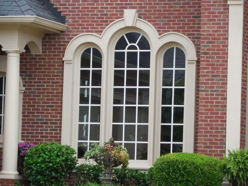 white window house design
