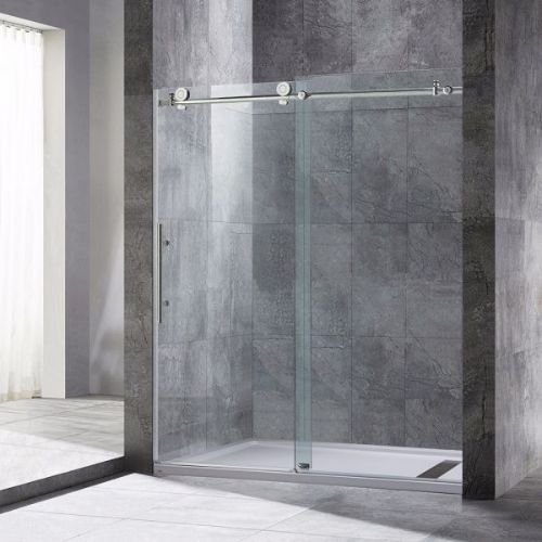 Clear Glass Finishes of shower doors