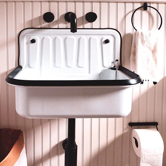 vintage wall mounted sink