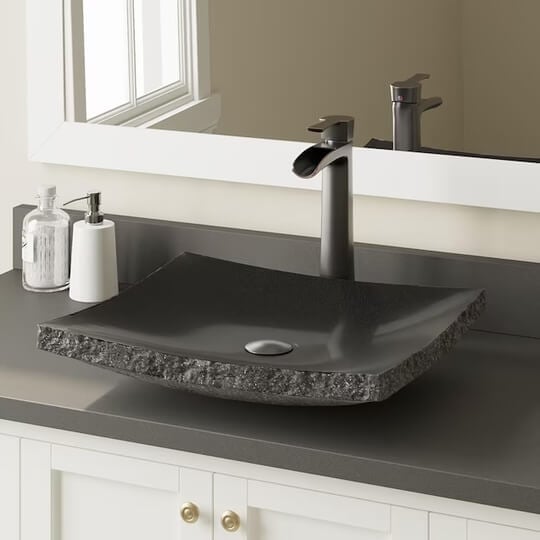 granite vessel bathroom sink