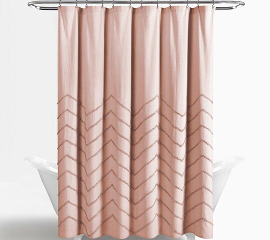 Chevron Pattern use in shower curtain