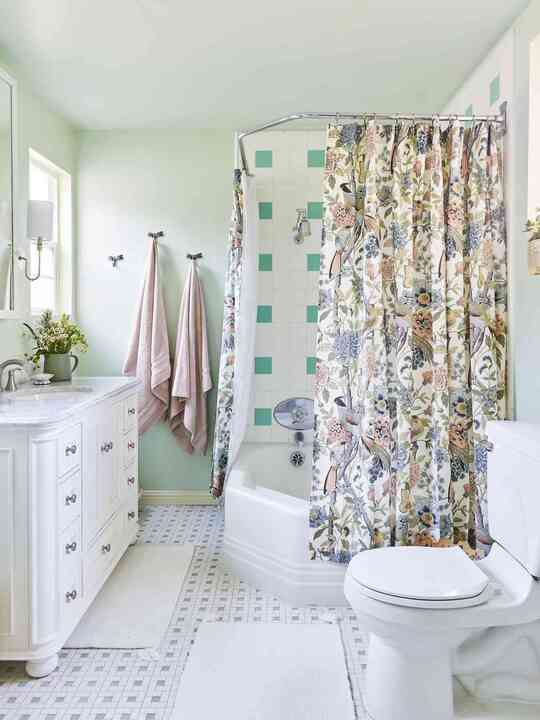 mix design shower curtain