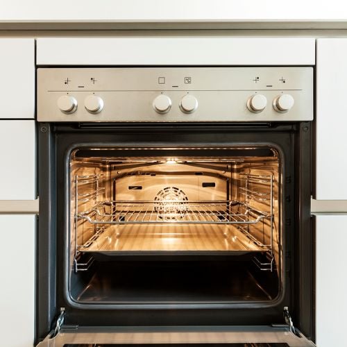 Self cleaning feature of oven