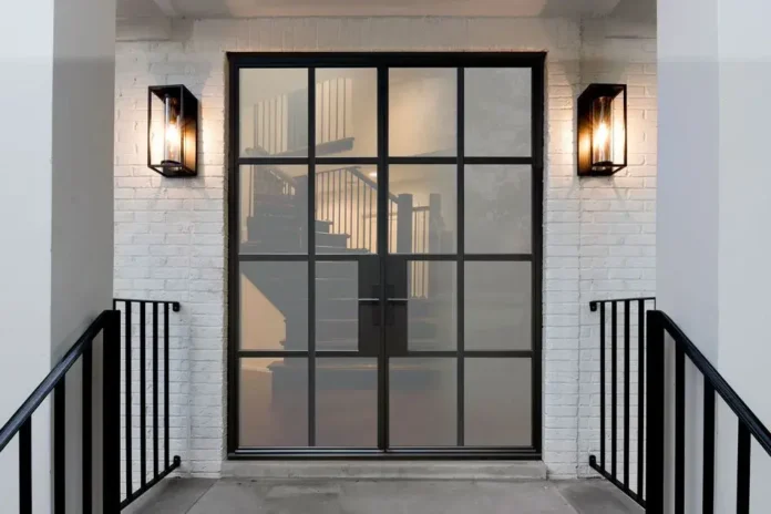 Black Steel Doors