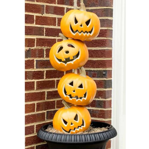 Halloween Pumpkin Topiary