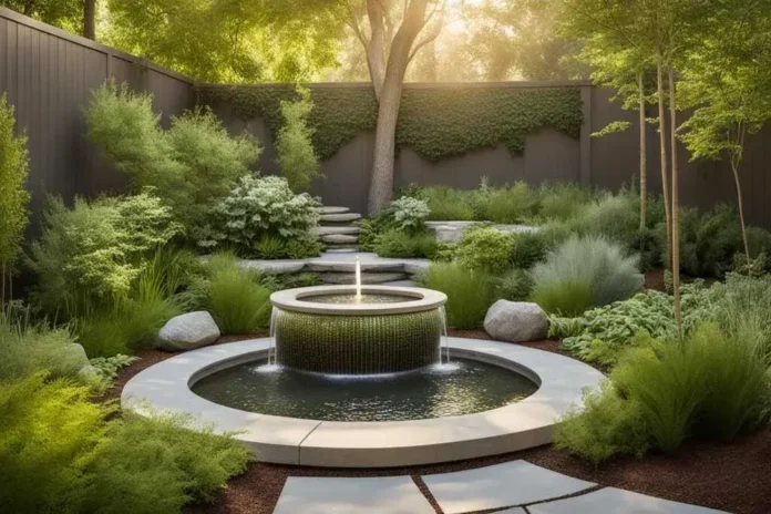 Poolside Meditation Area